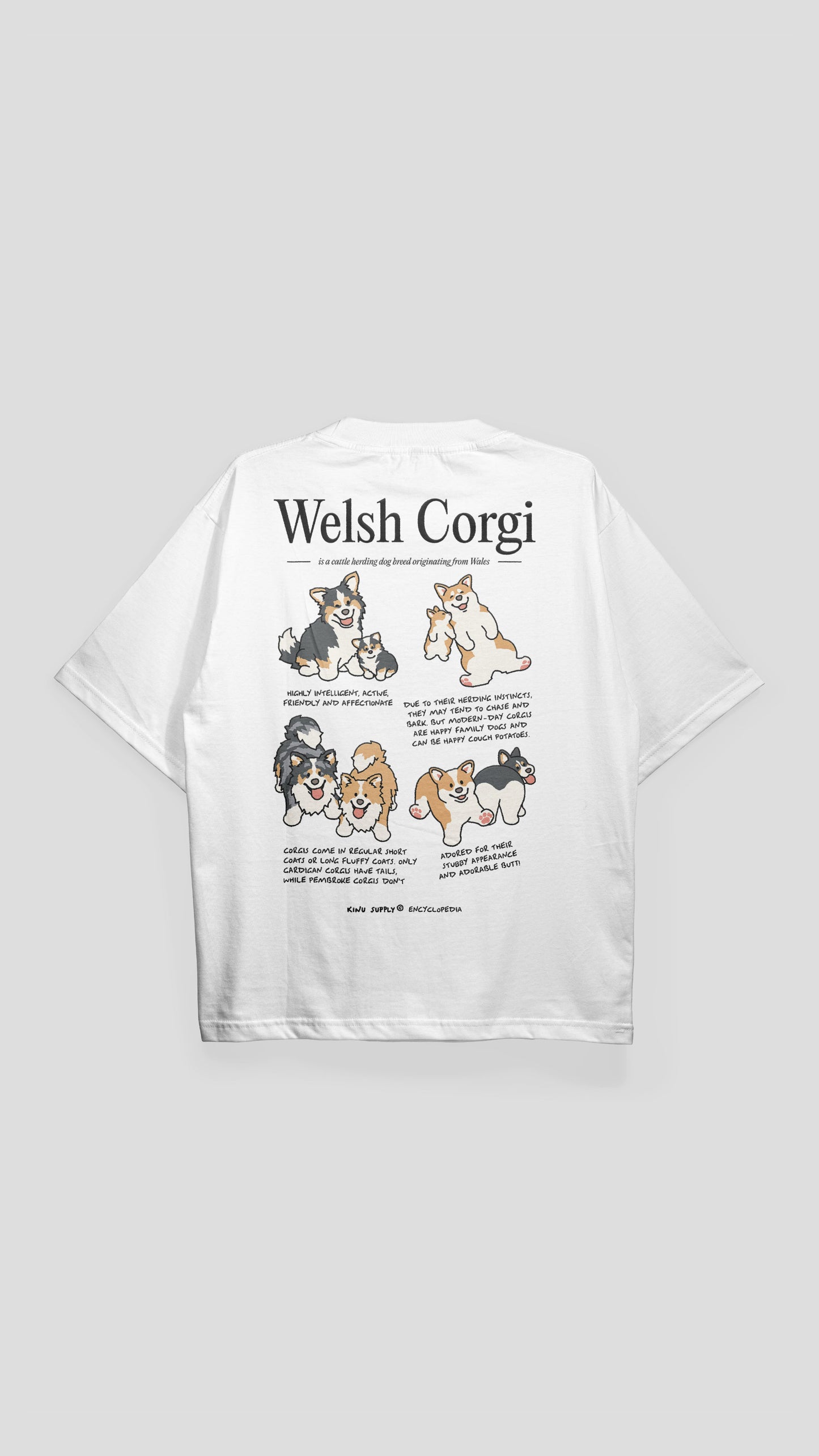 Welsh Corgi Encyclopedia T-shirt