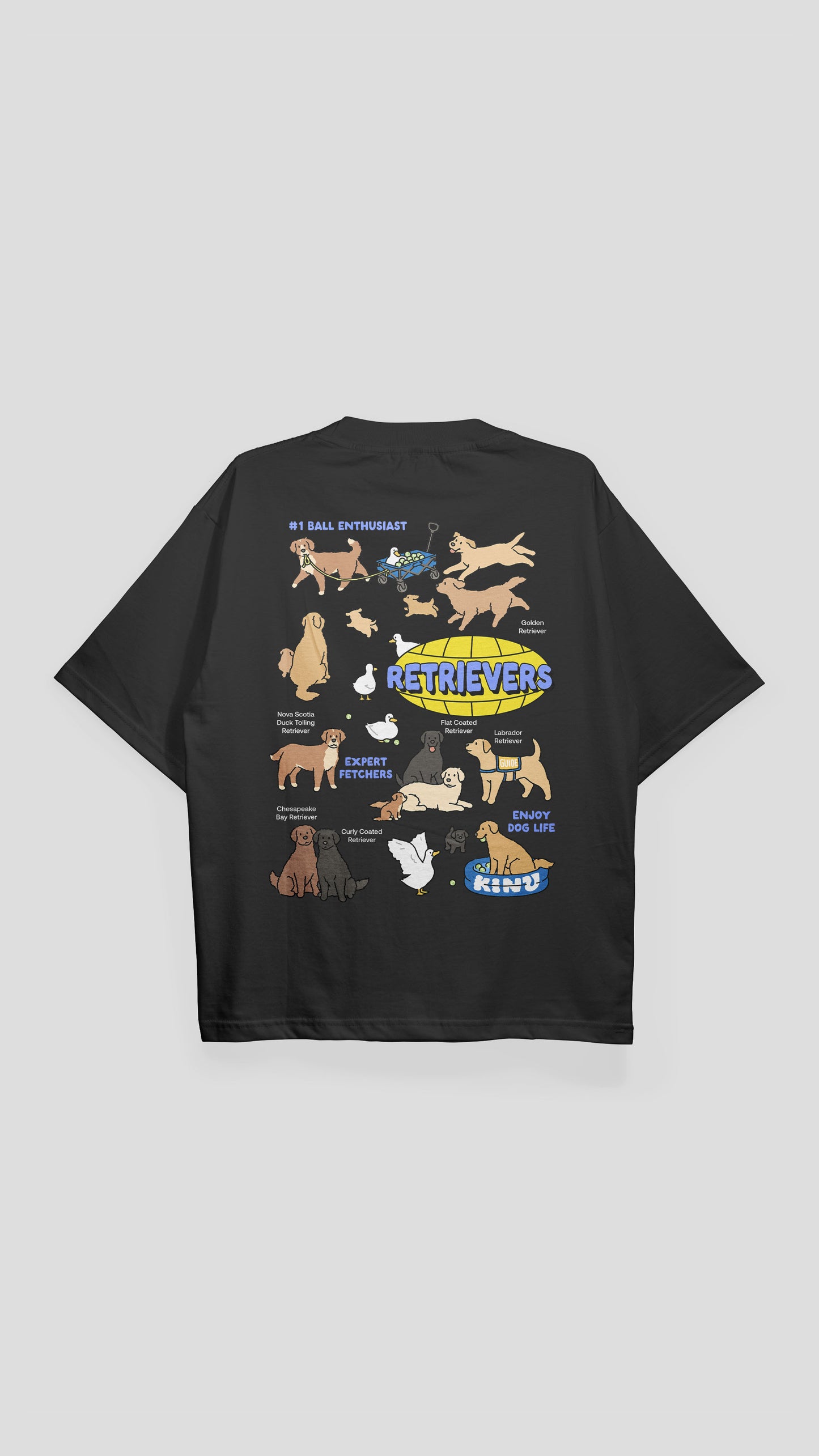 Retriever Club T-shirt Black (Pre-Order)