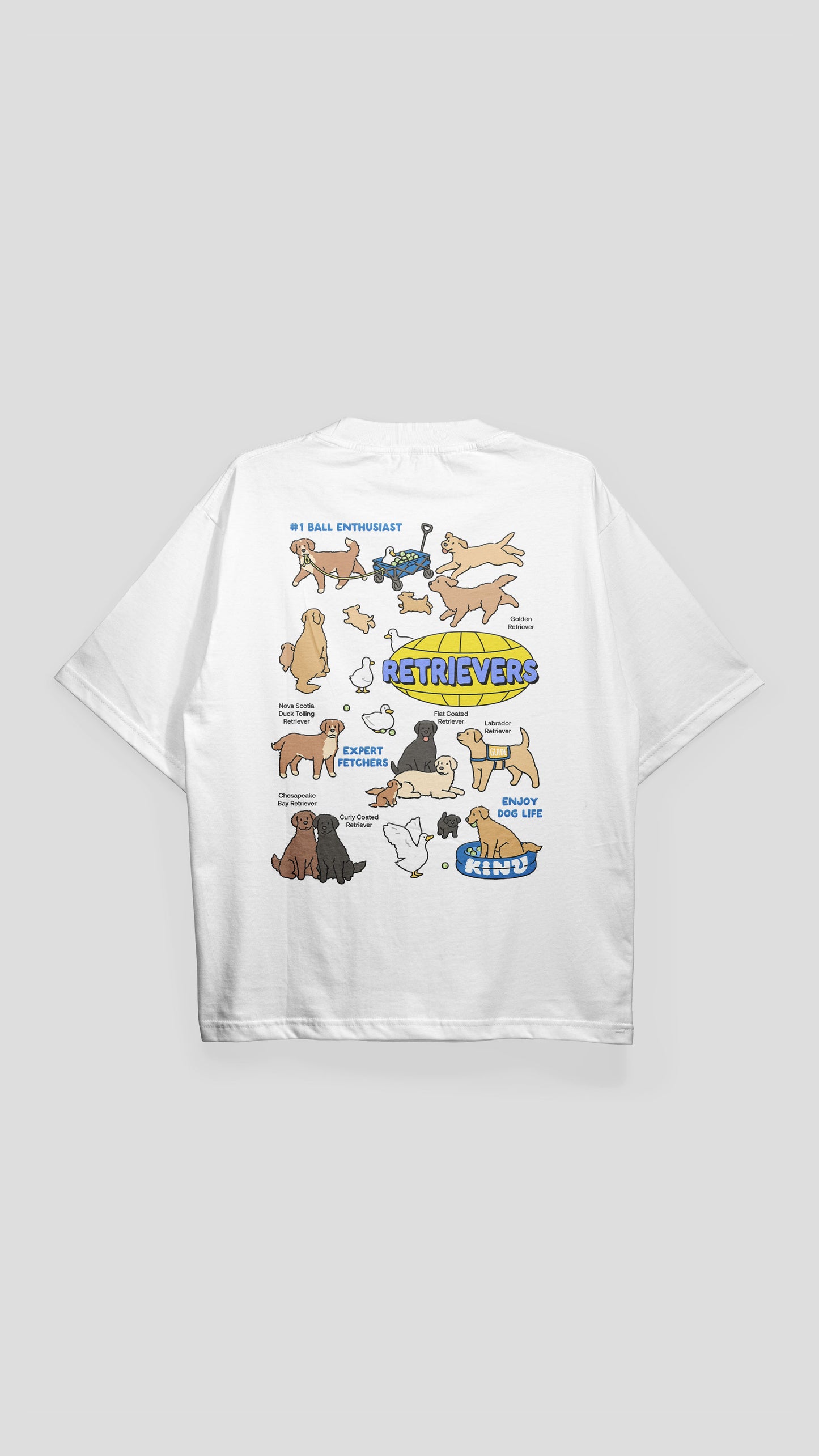 Retriever Club T-shirt White (Pre-Order)