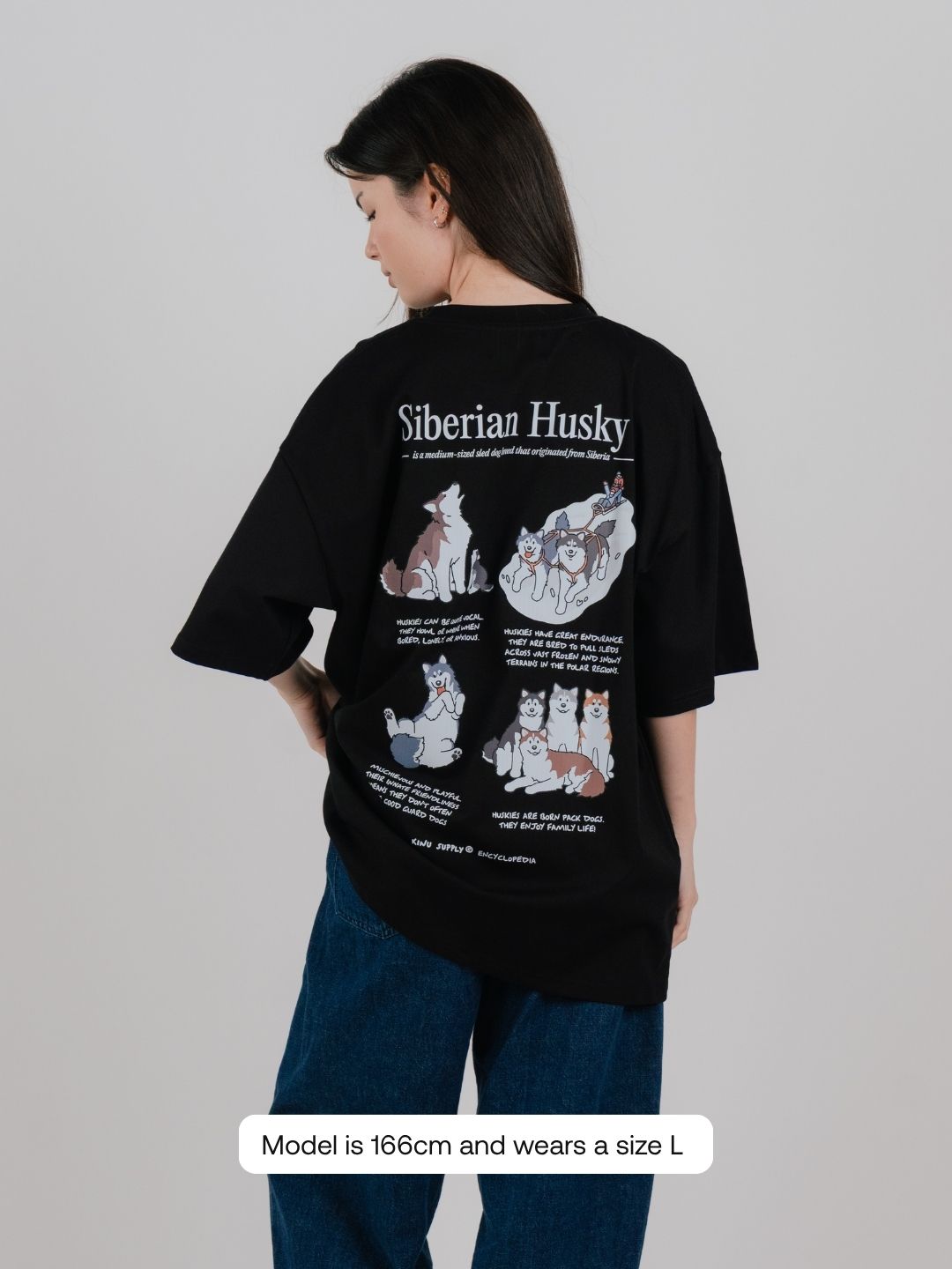 Siberian Husky Encyclopedia T-shirt