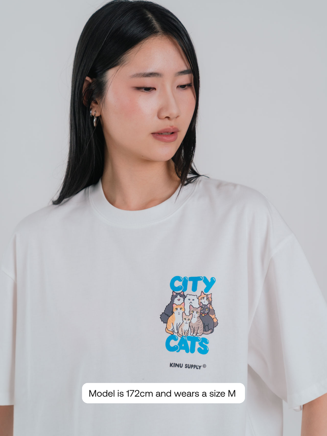 City Cat Cat Heads T-shirt
