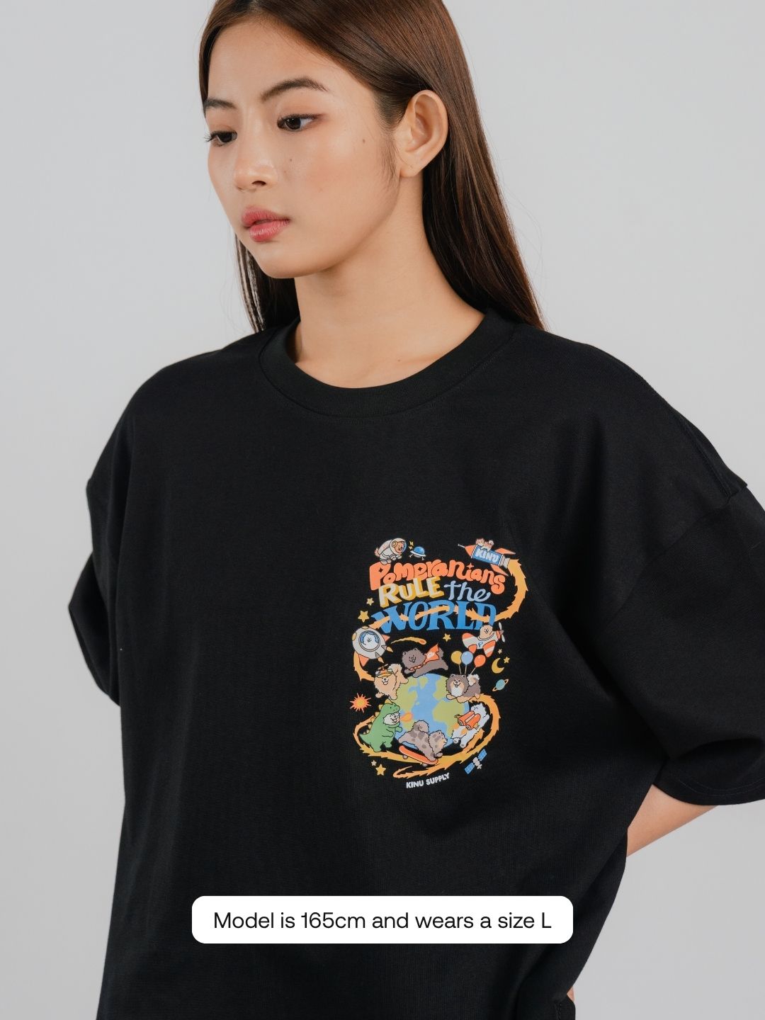 Pomeranians Rule the World Club T-shirt