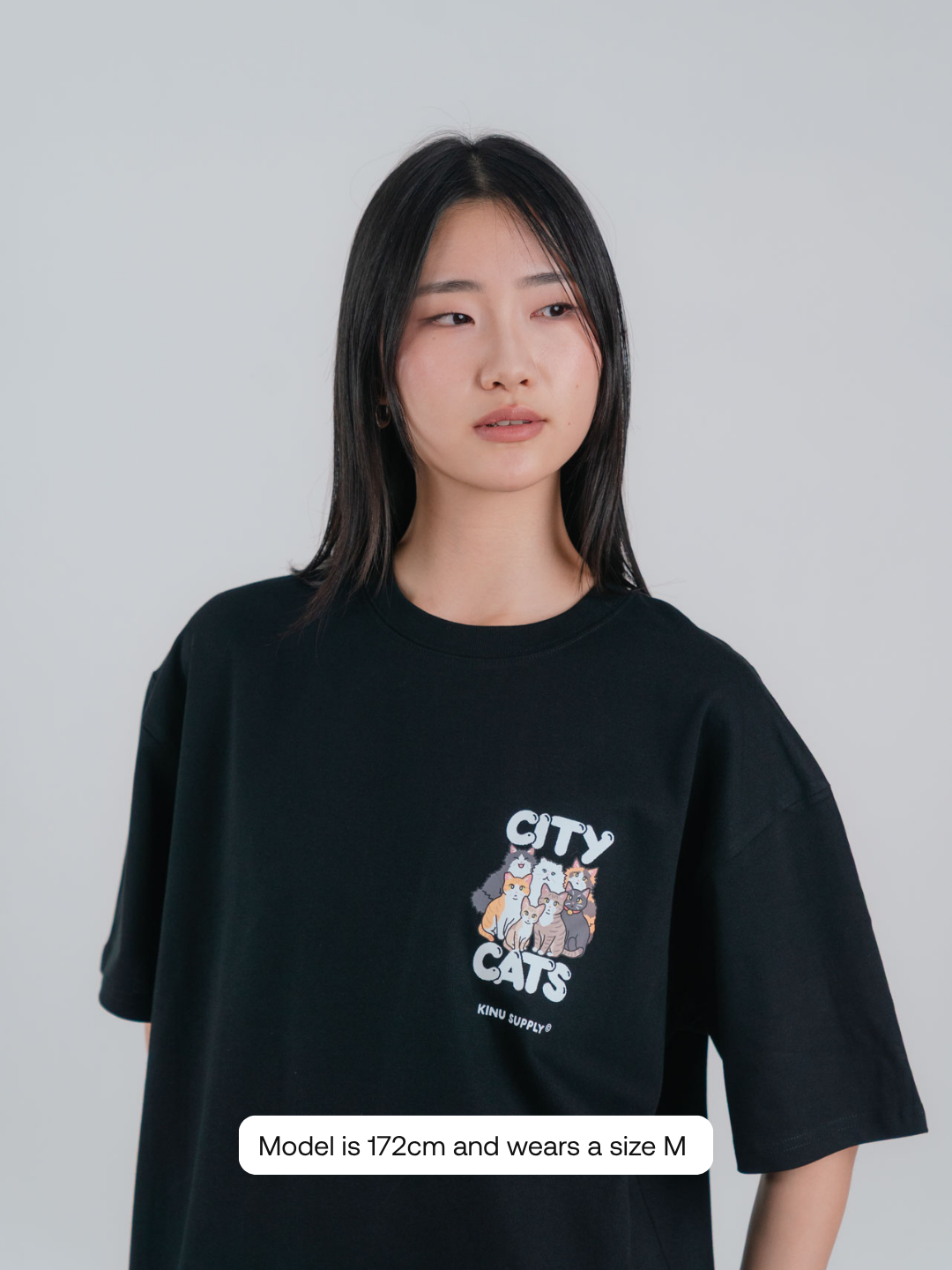 City Cat Cat Heads T-shirt