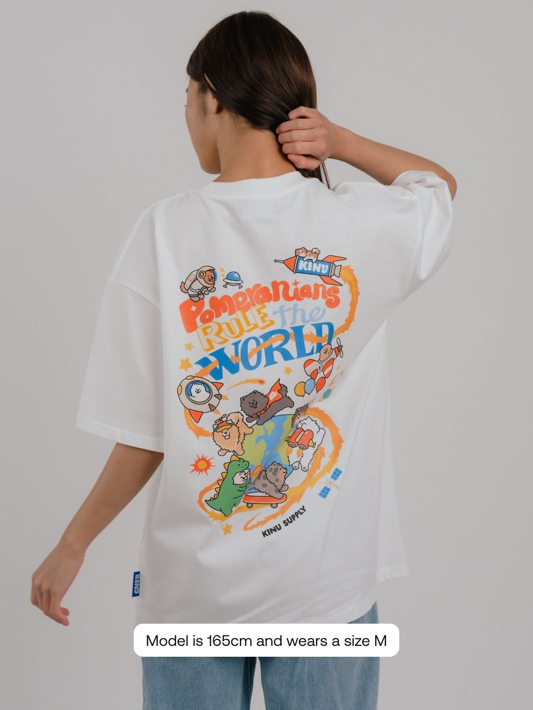 Pomeranians Rule the World Club T-shirt