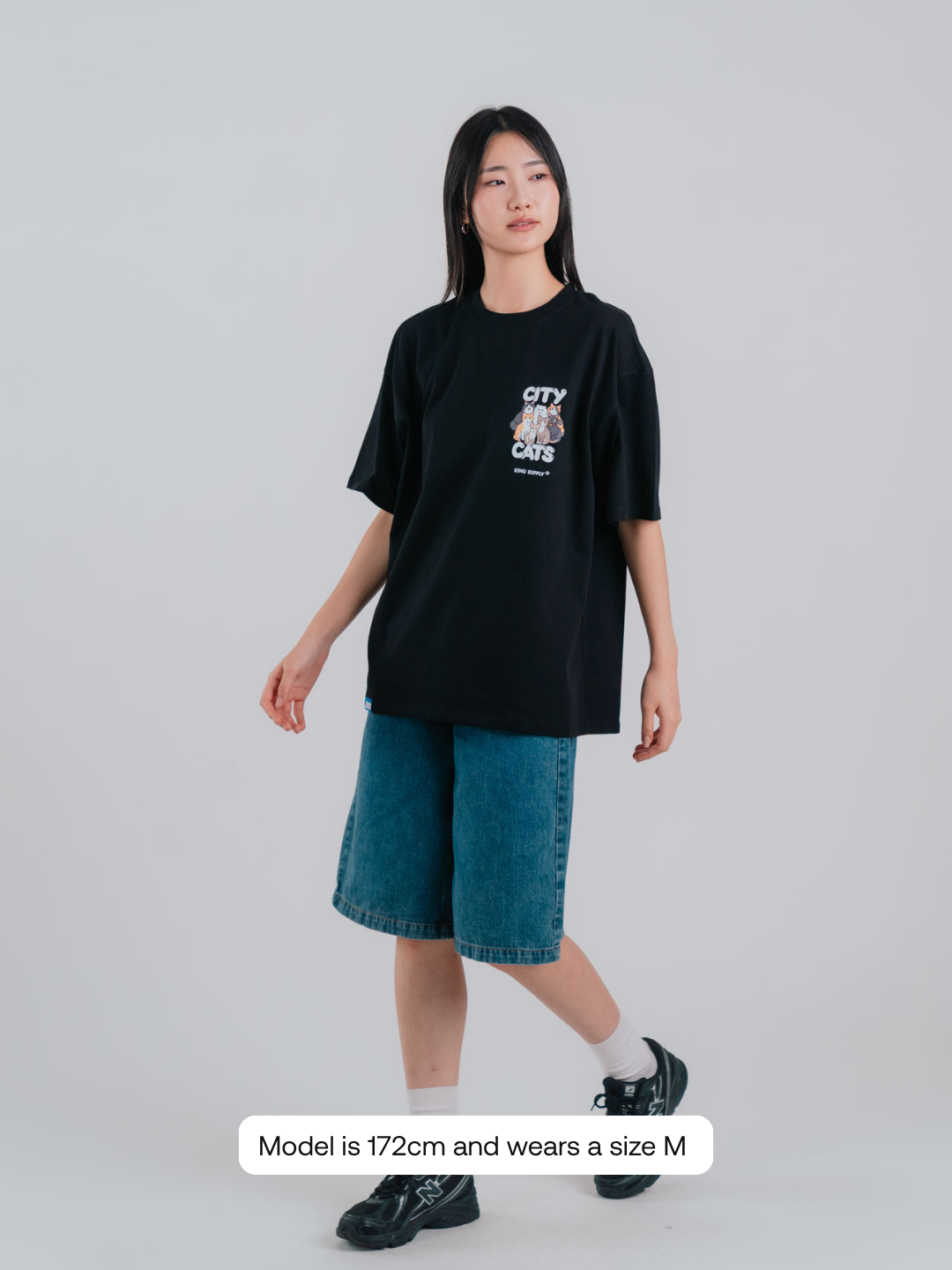 City Cat Cat Heads T-shirt