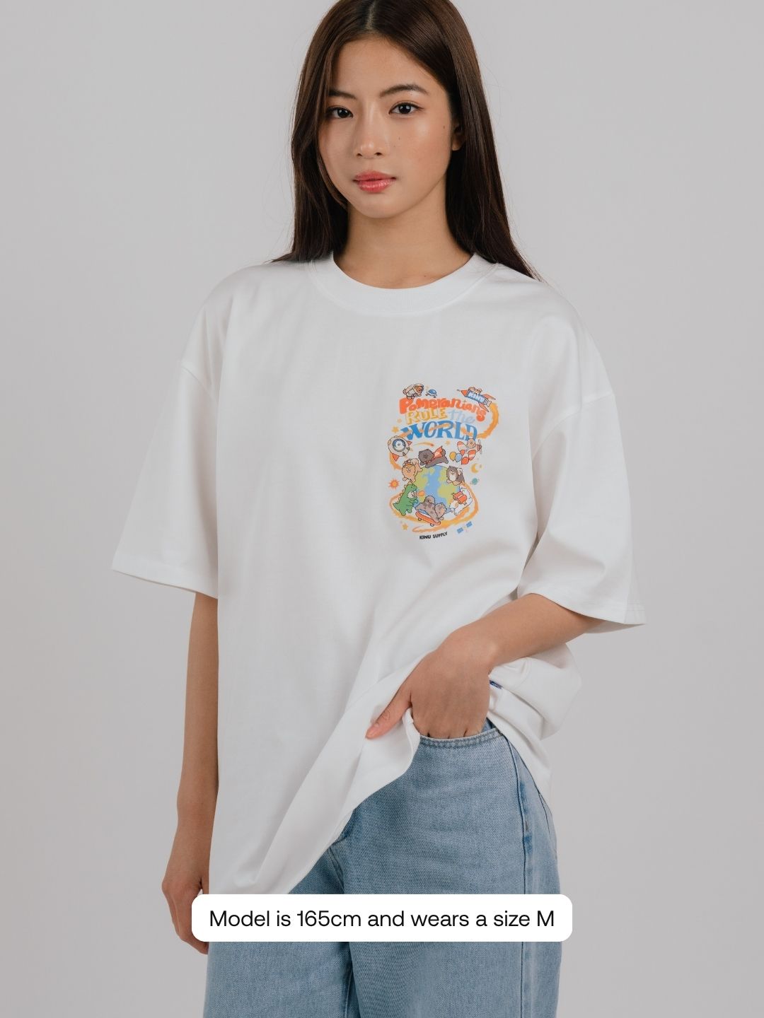 Pomeranians Rule the World Club T-shirt