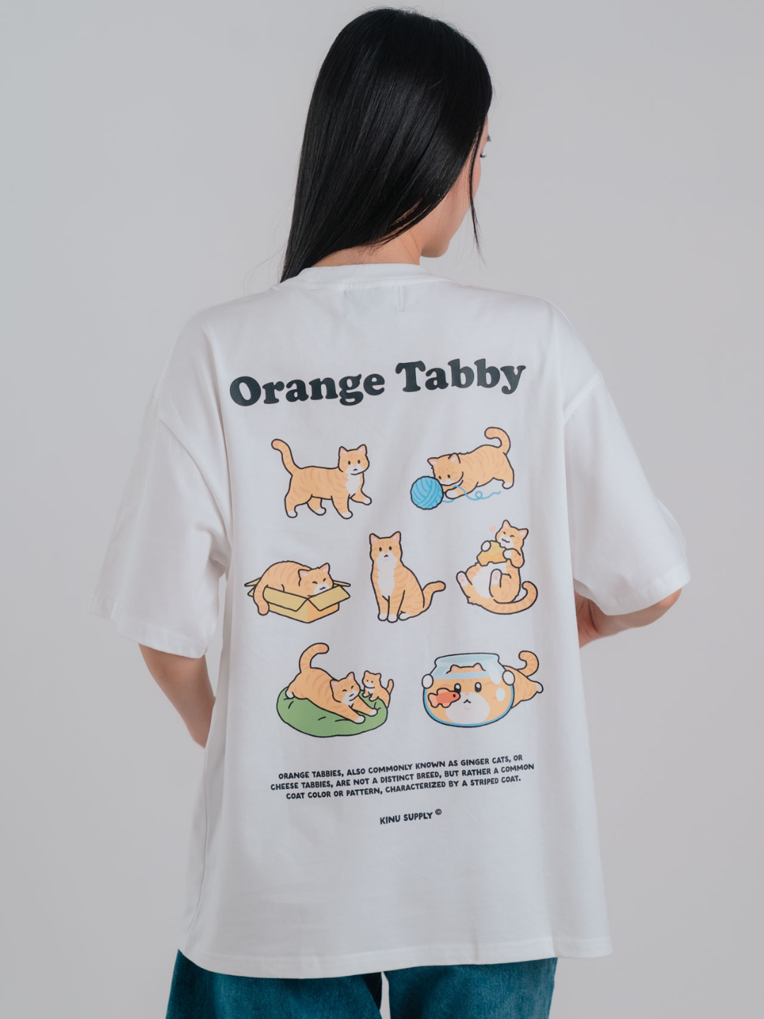 Orange Tabby Cat Club T-shirt