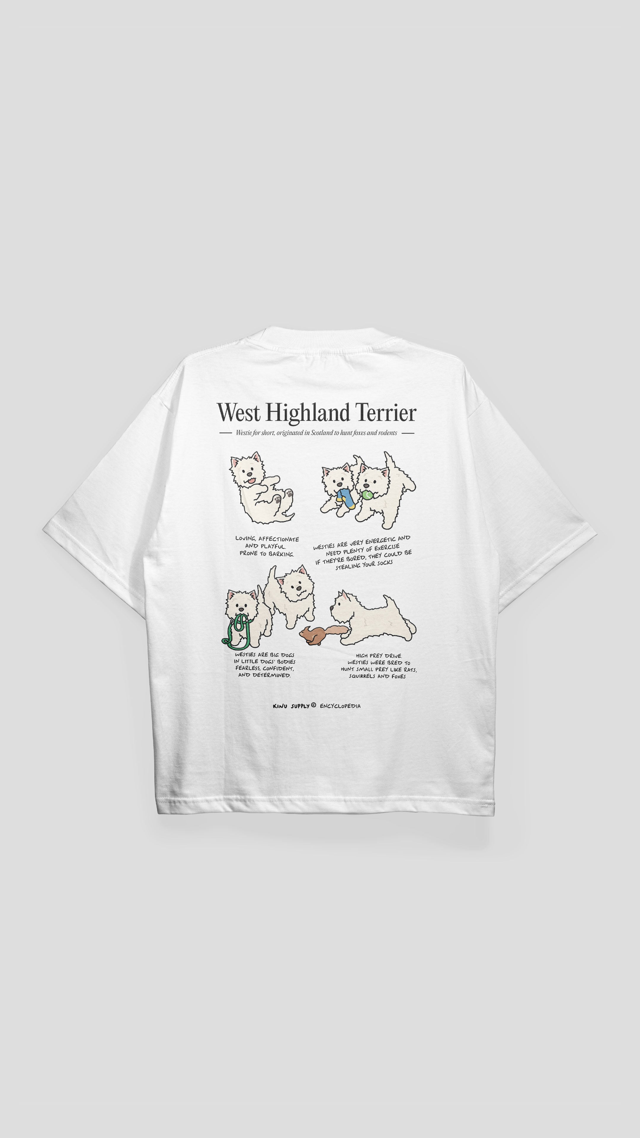 West Highland Terrier Encyclopedia T-shirt