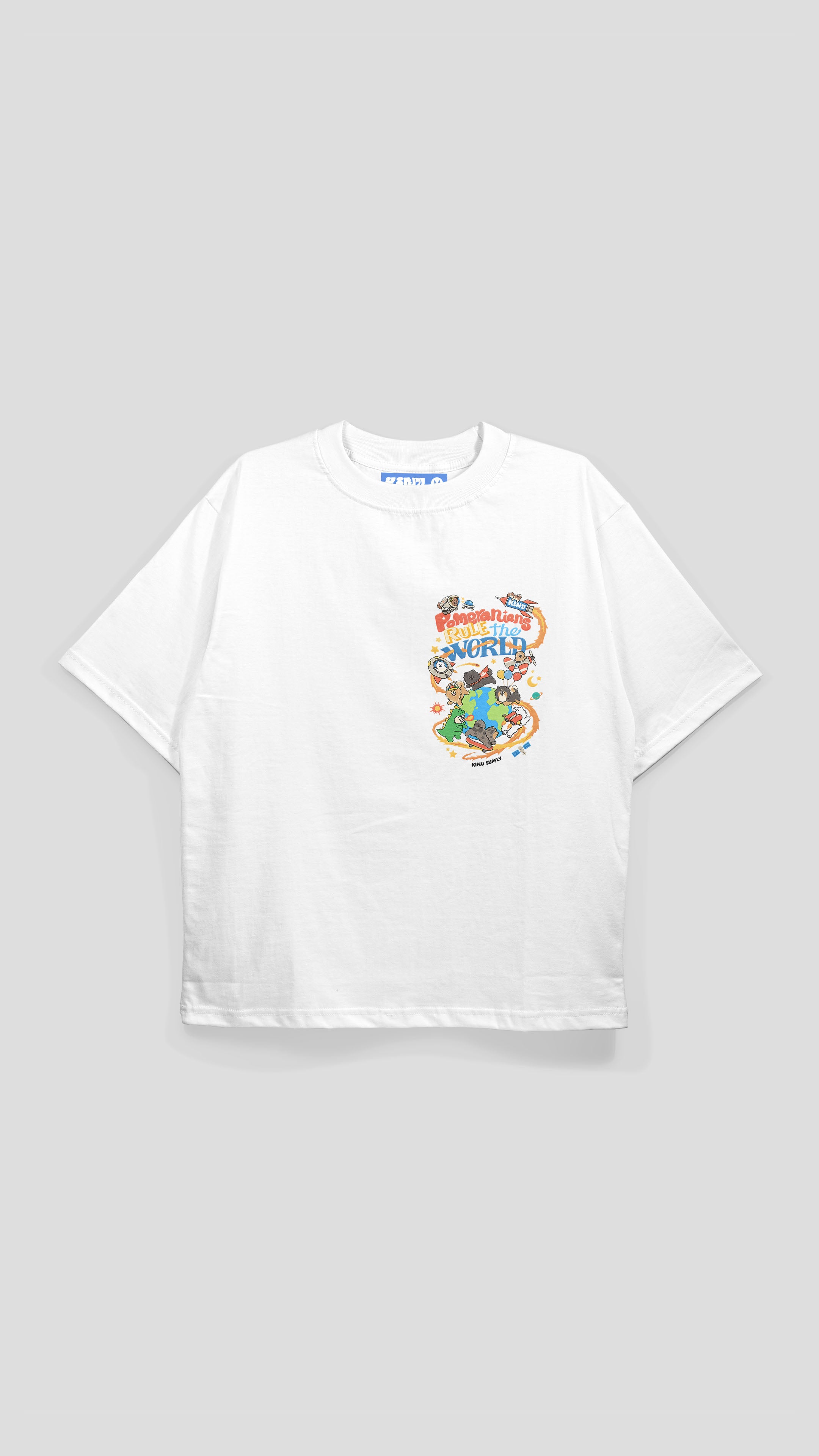 Pomeranians Rule the World Club T-shirt