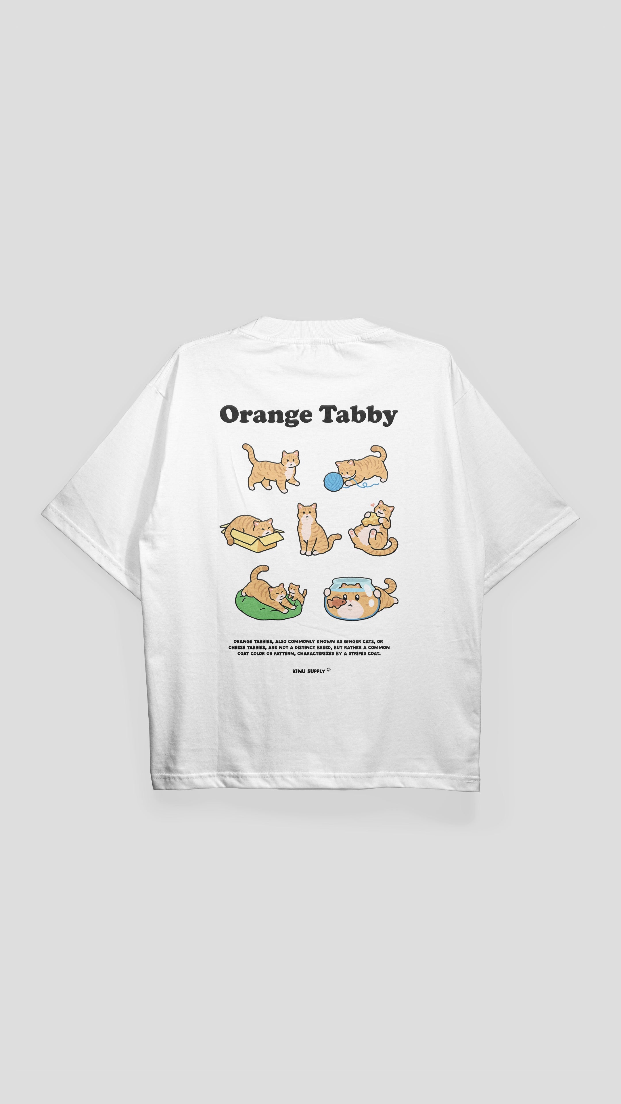 Orange Tabby Cat Club T-shirt