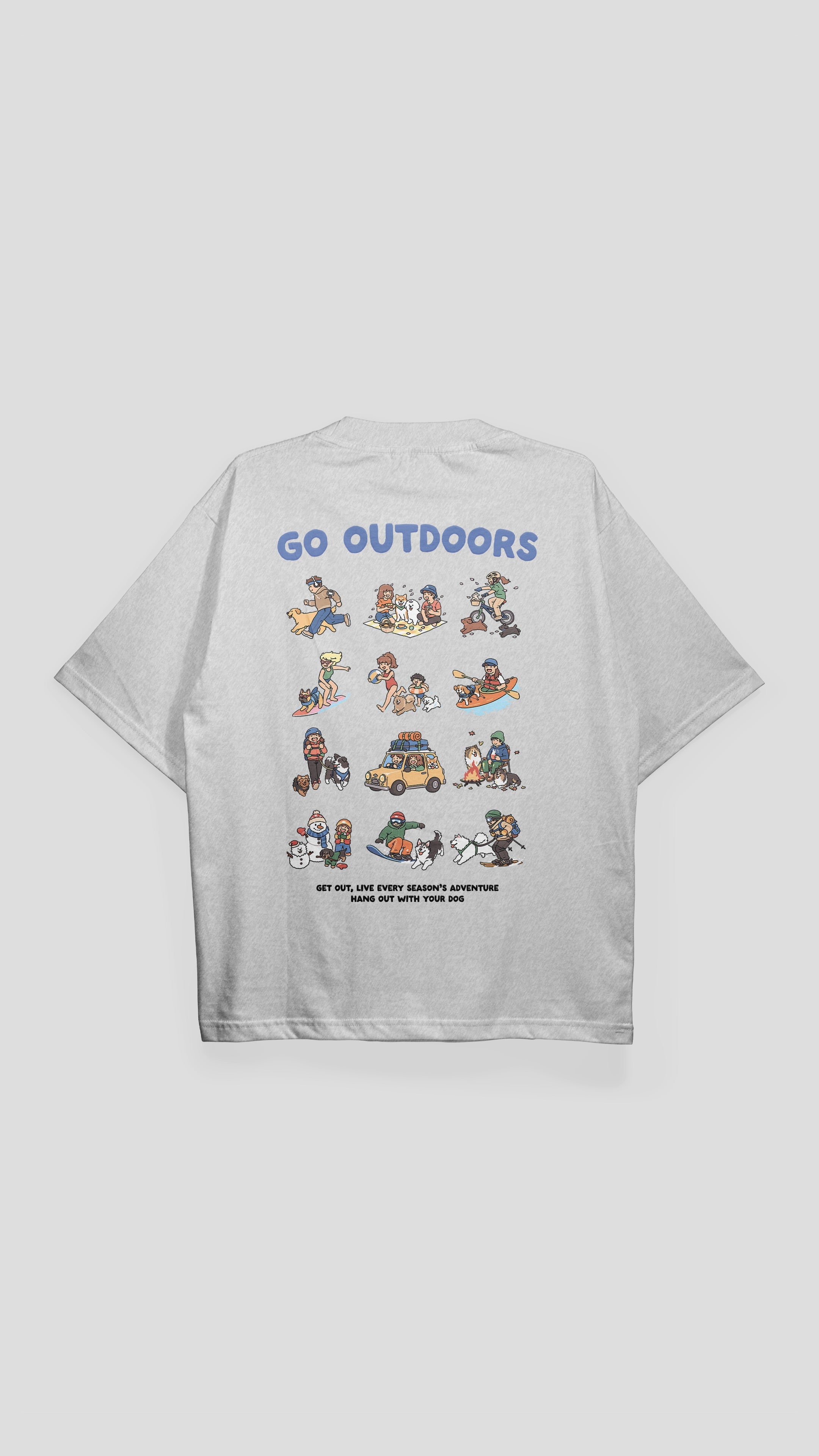 "Go Outdoors" - Outdoor Dog Club T-shirt