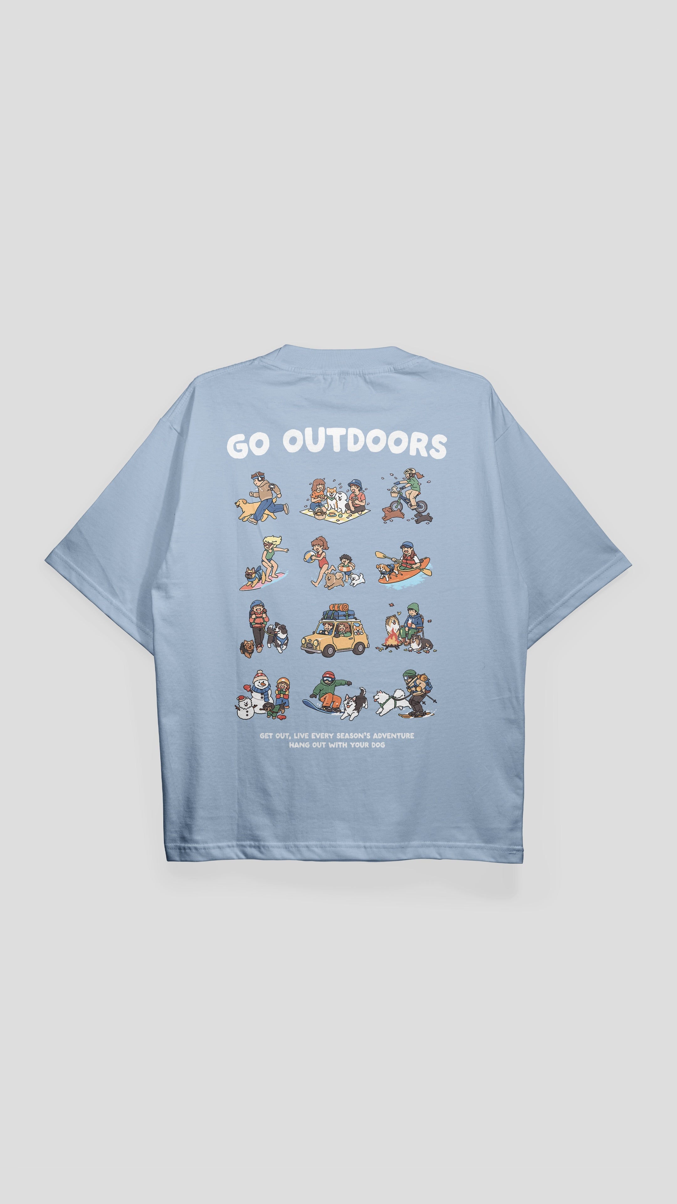 "Go Outdoors" - Outdoor Dog Club T-shirt