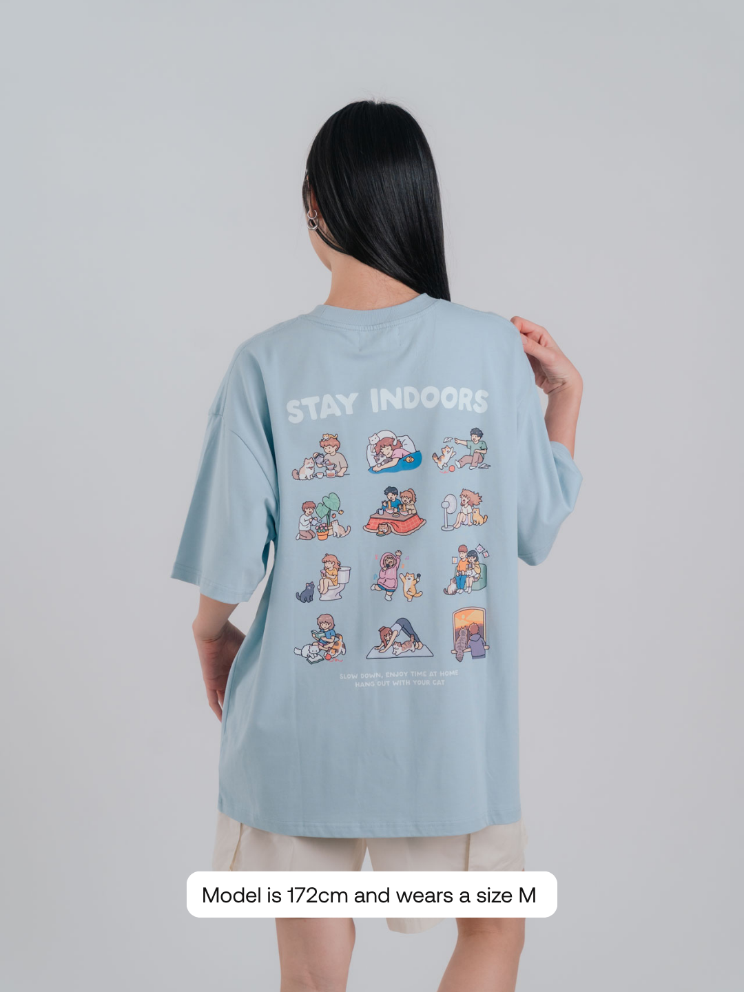"Stay Indoors" - Indoor Cat Club T-shirt