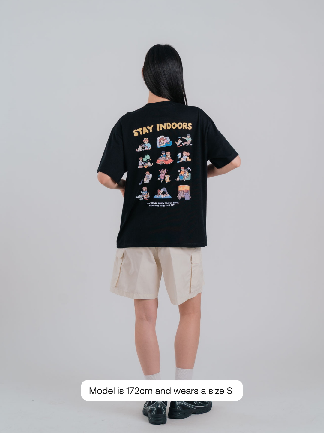 "Stay Indoors" - Indoor Cat Club T-shirt