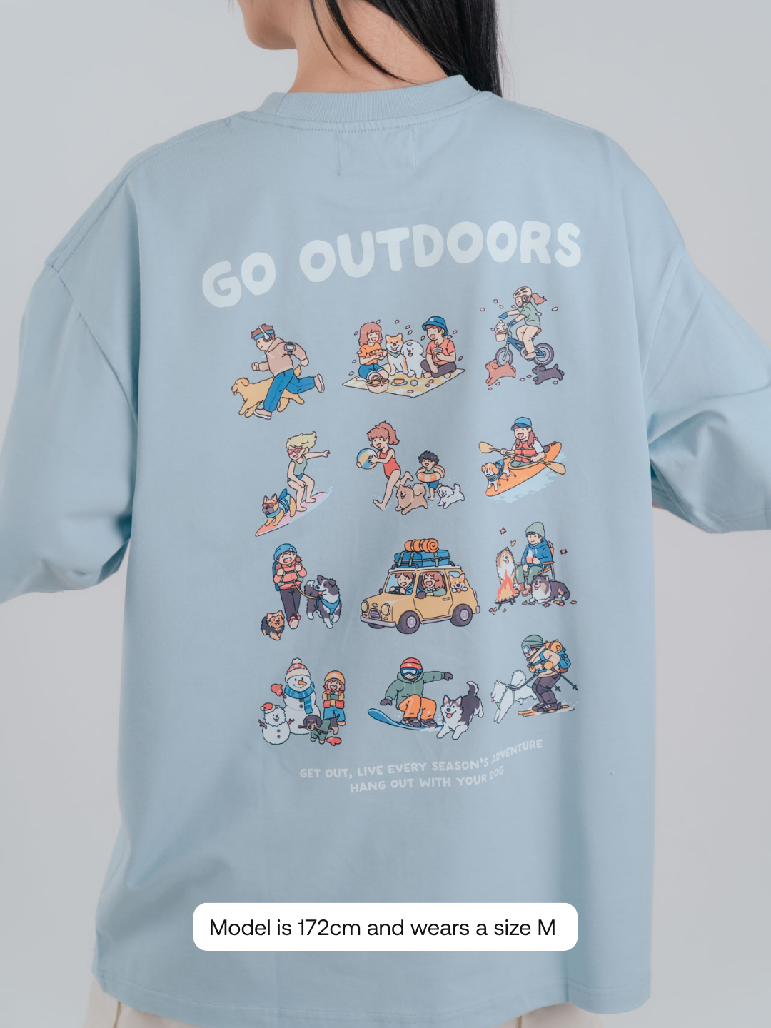 "Go Outdoors" - Outdoor Dog Club T-shirt