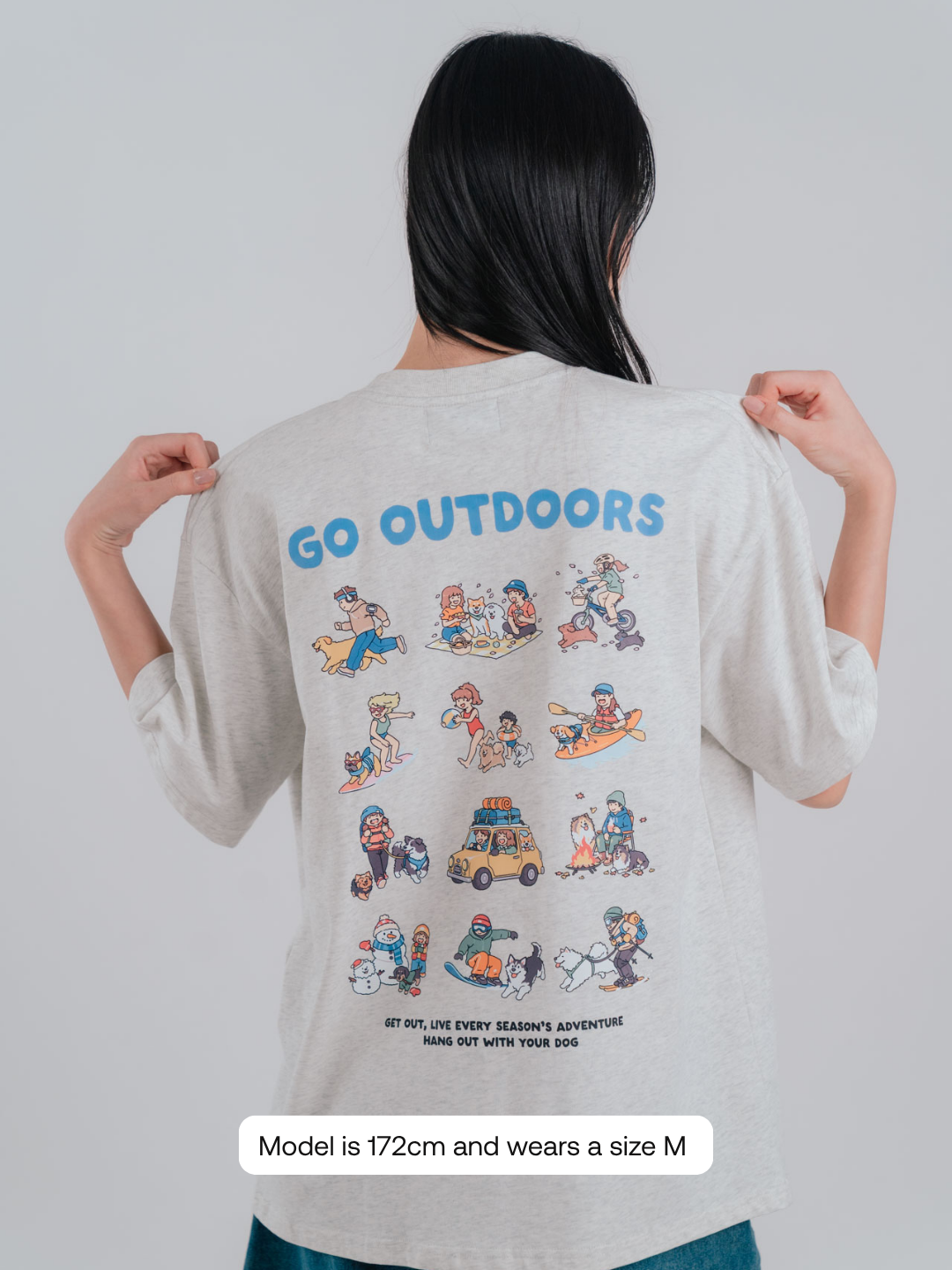 "Go Outdoors" - Outdoor Dog Club T-shirt
