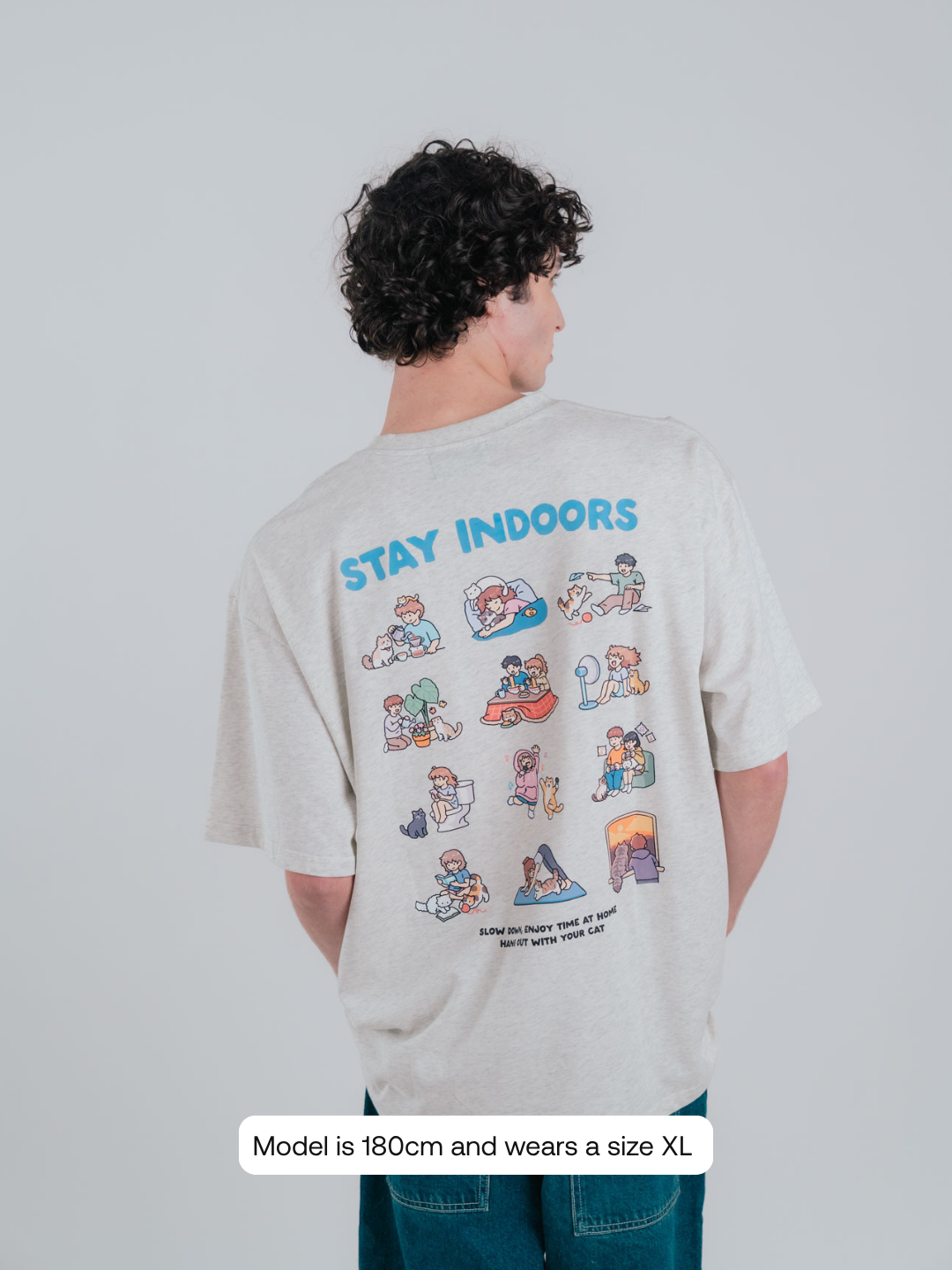 "Stay Indoors" - Indoor Cat Club T-shirt