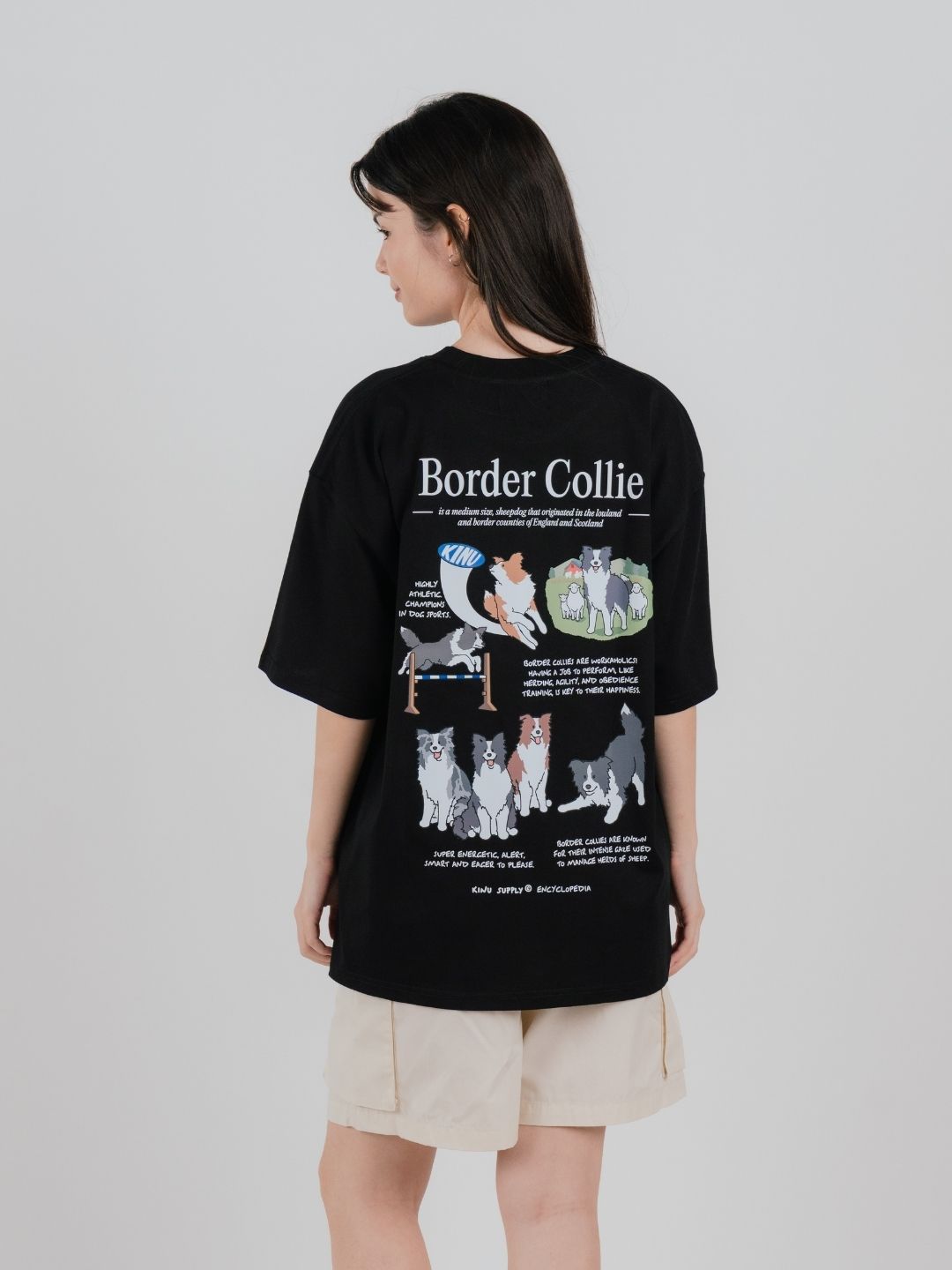 Border Collie Encyclopedia T-shirt