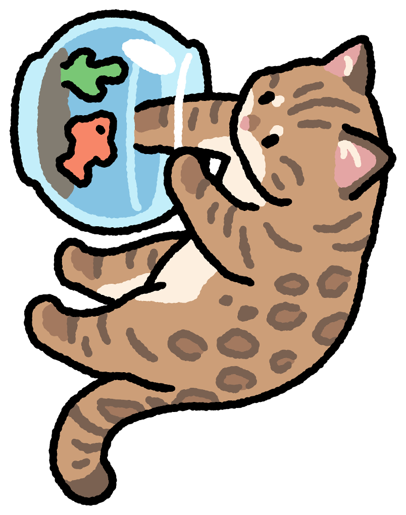 Cat Stickers (waterproof decals)