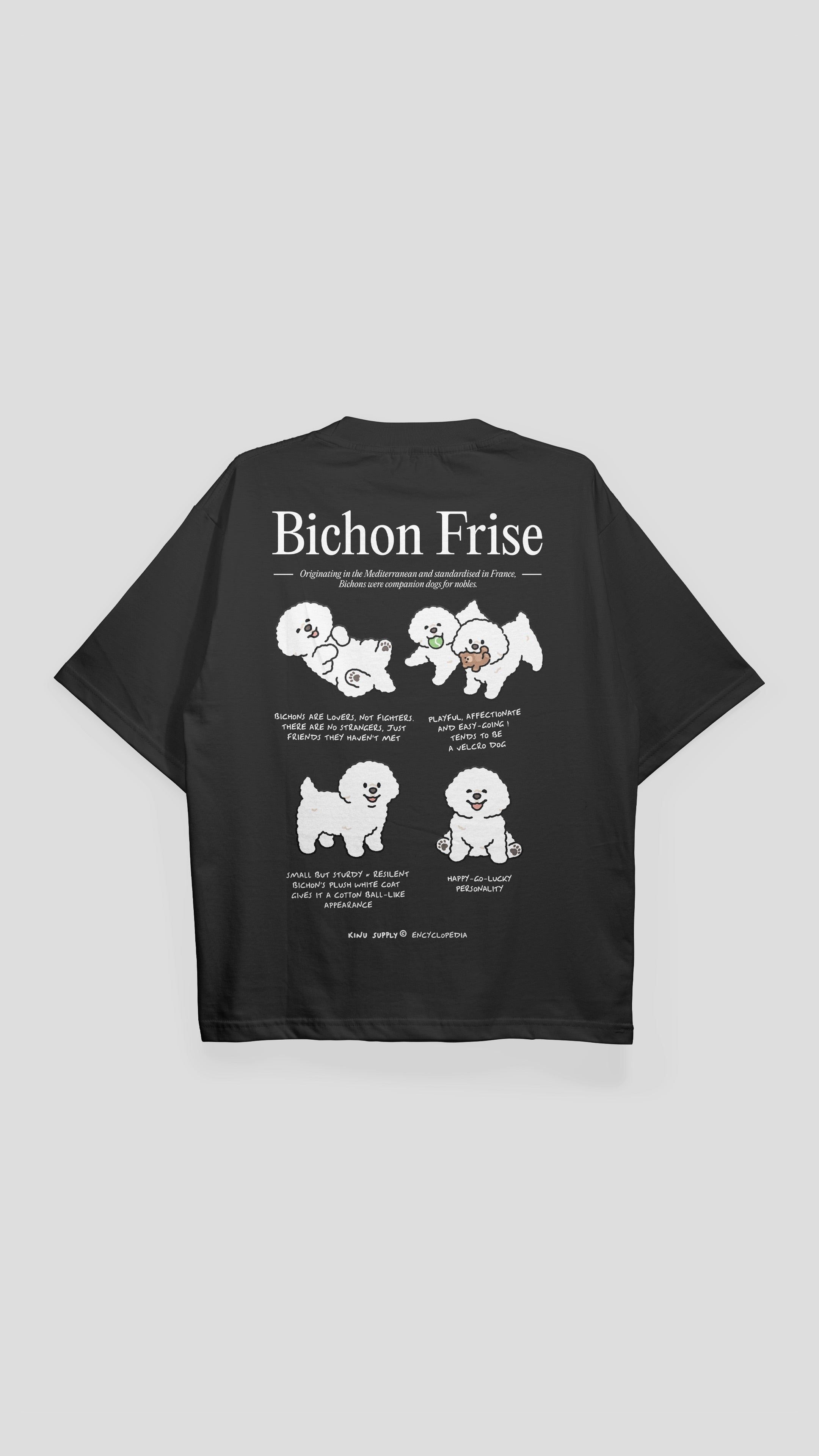 Bichon Frise Encyclopedia T-shirt (Pre-Order)