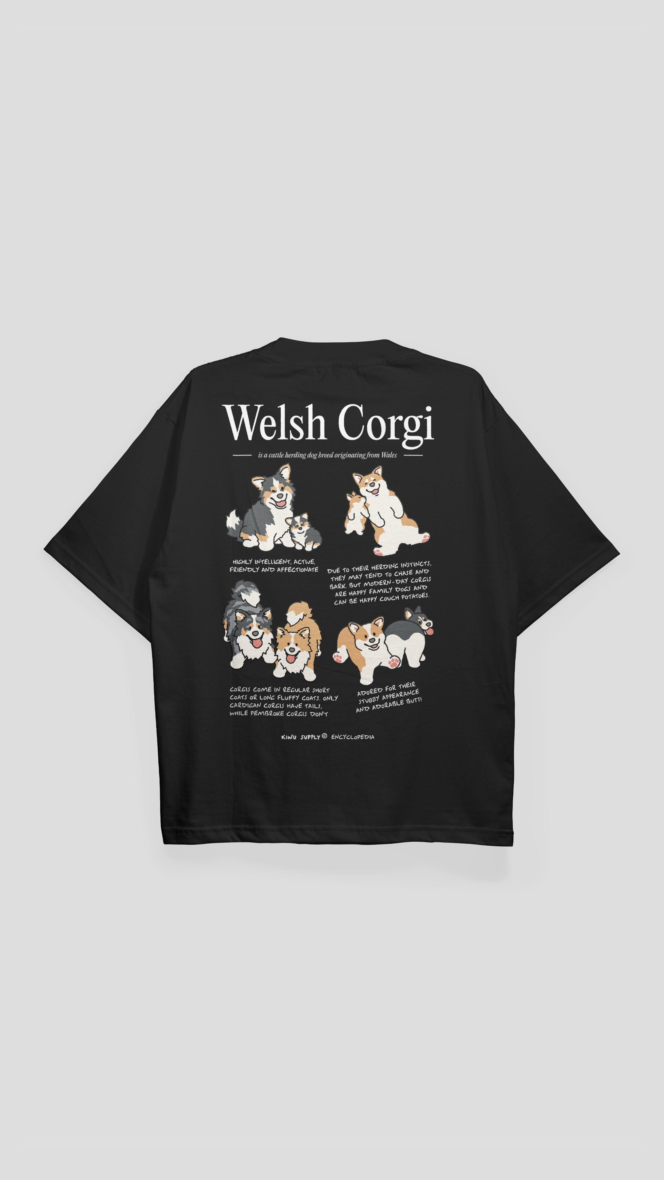 Welsh Corgi Encyclopedia T-shirt