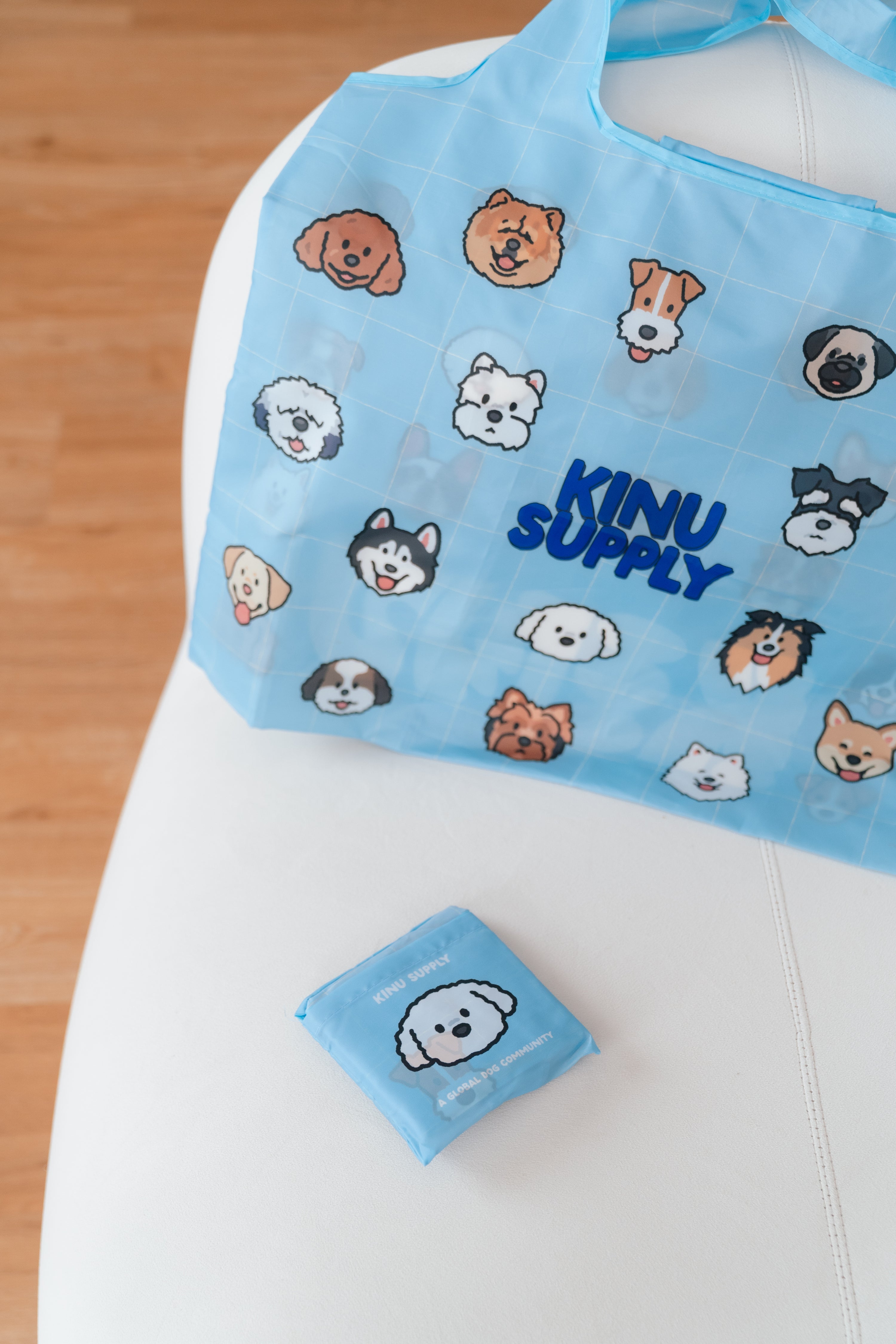 Foldable Dog Lovers Recycle Bag