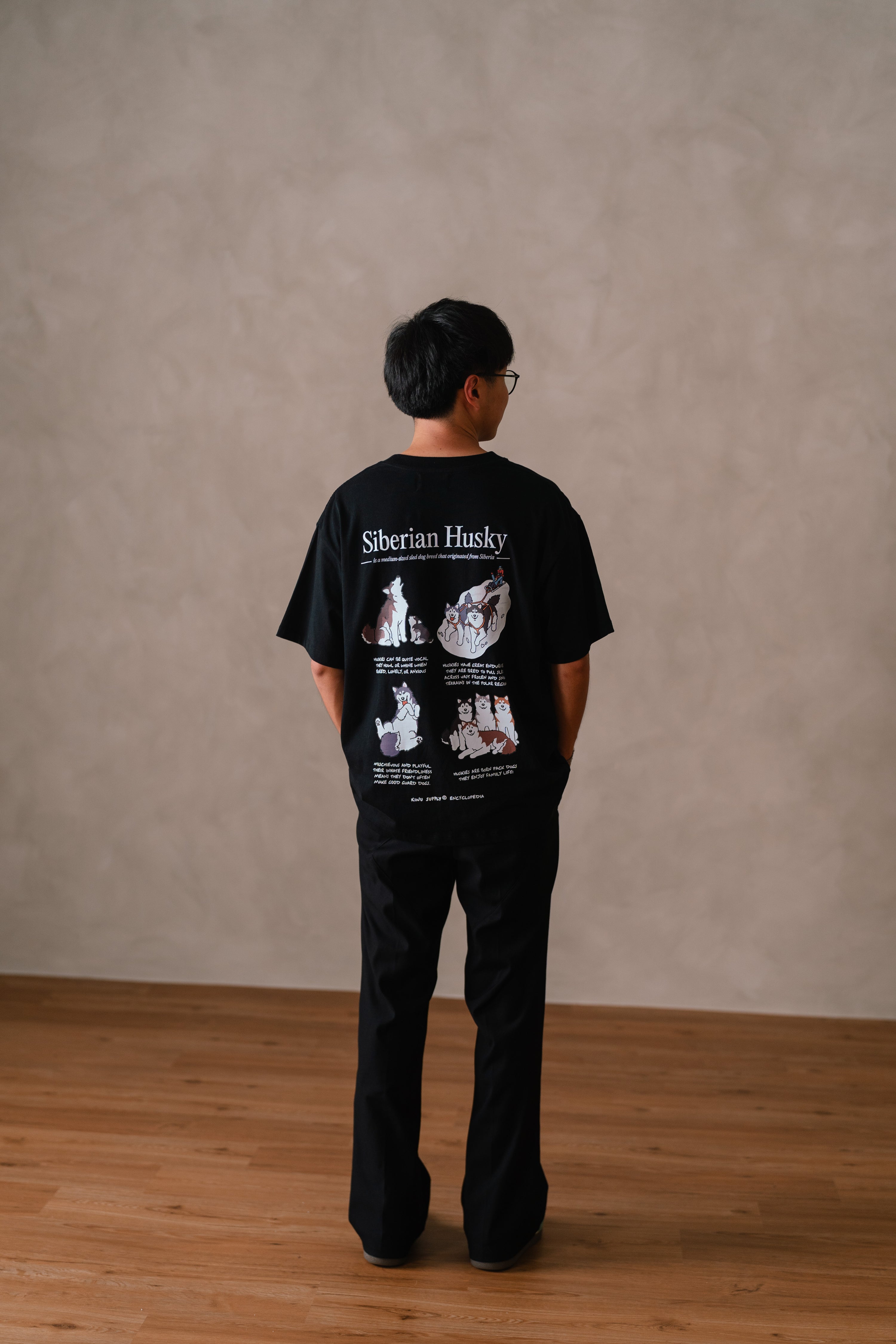 Siberian Husky Encyclopedia T-shirt