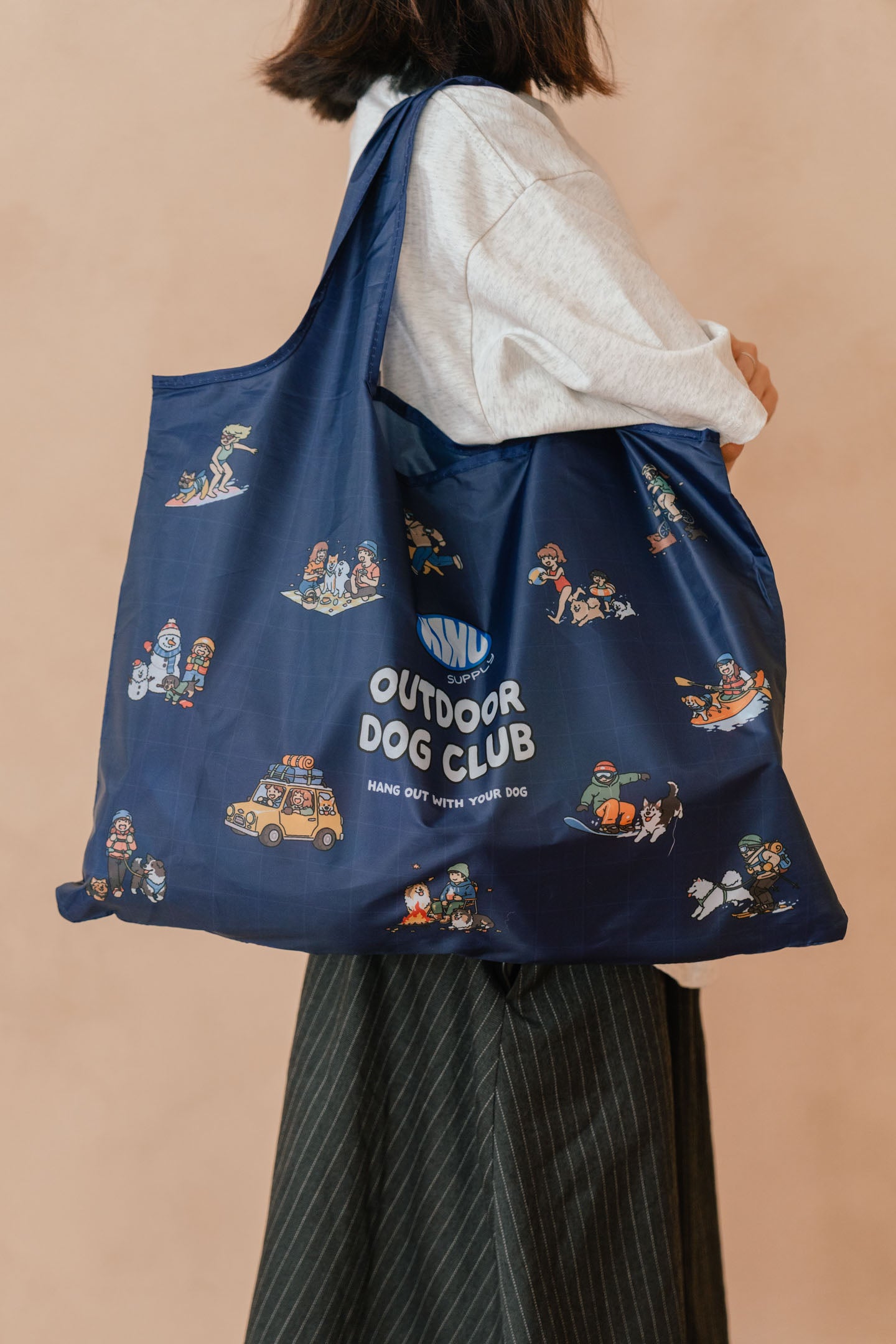 Foldable Recycle Bag - Dog Outdoor Club