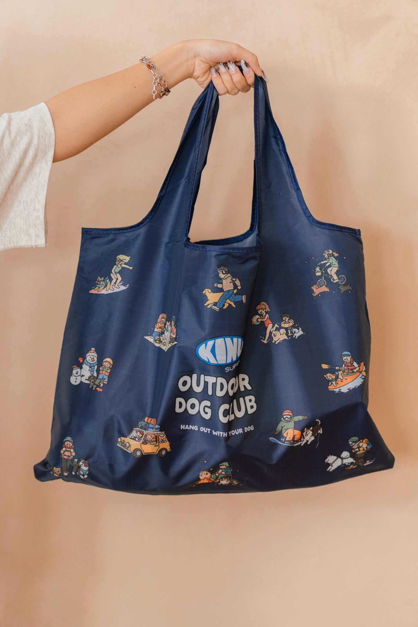 Foldable Recycle Bag - Dog Outdoor Club