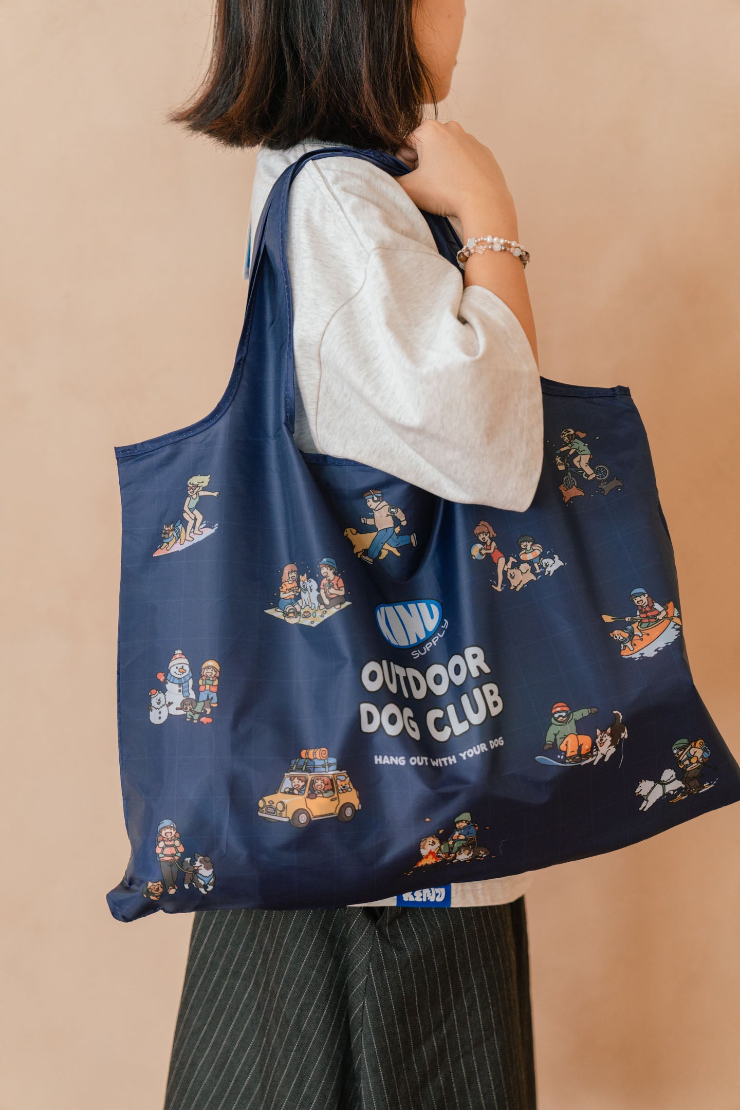 Foldable Recycle Bag - Dog Outdoor Club