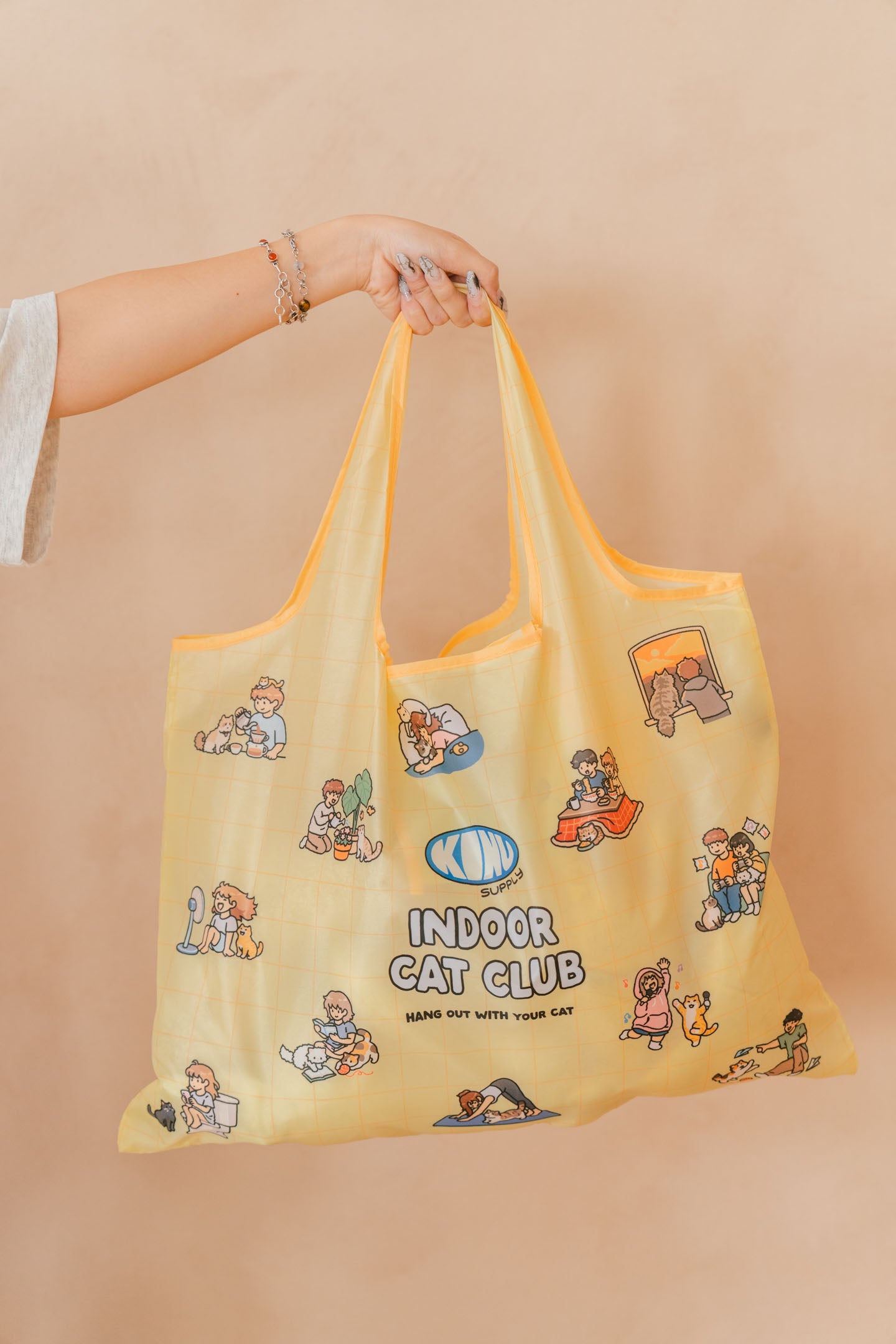 Foldable Recycle Bag - CAT Indoors Club