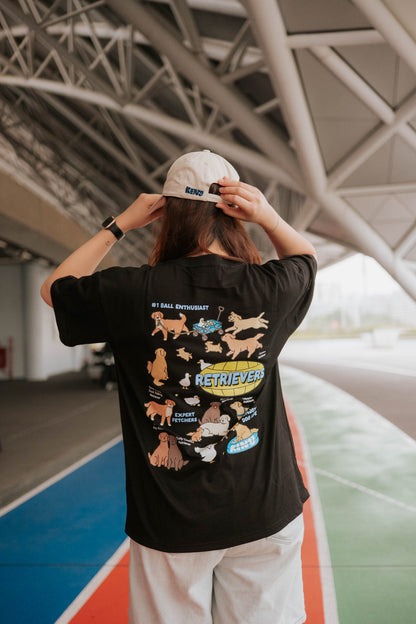 Retriever Club T-shirt Black (Pre-Order)