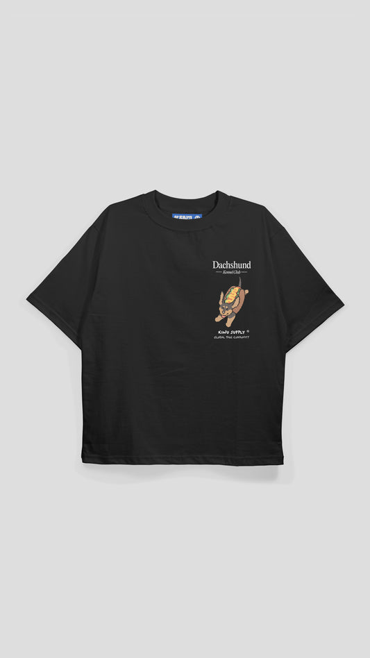 Dachshund Encyclopedia T-shirt Black