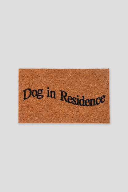 Dog in Residence Door Mat