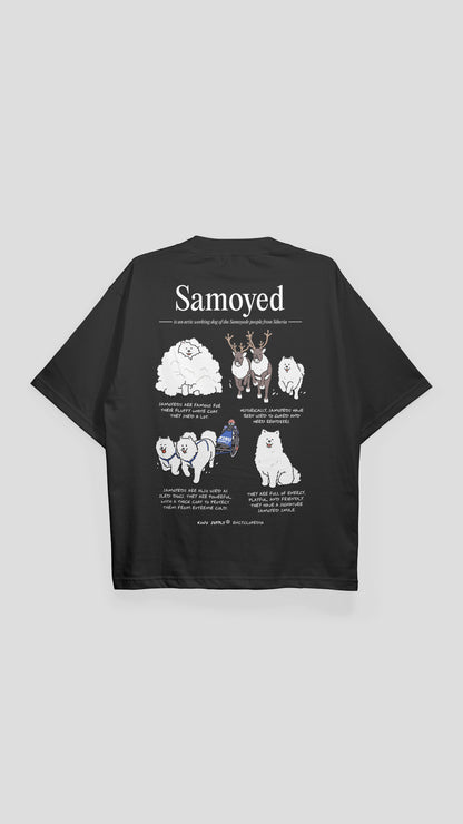 Samoyed Encyclopedia T-shirt Black