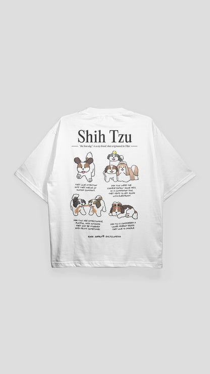 Shih Tzu Encyclopedia T-shirt White