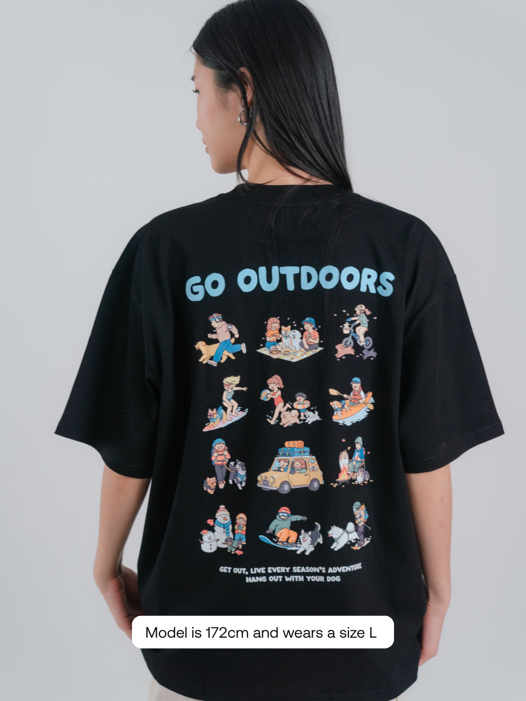 "Go Outdoors" - Outdoor Dog Club T-shirt