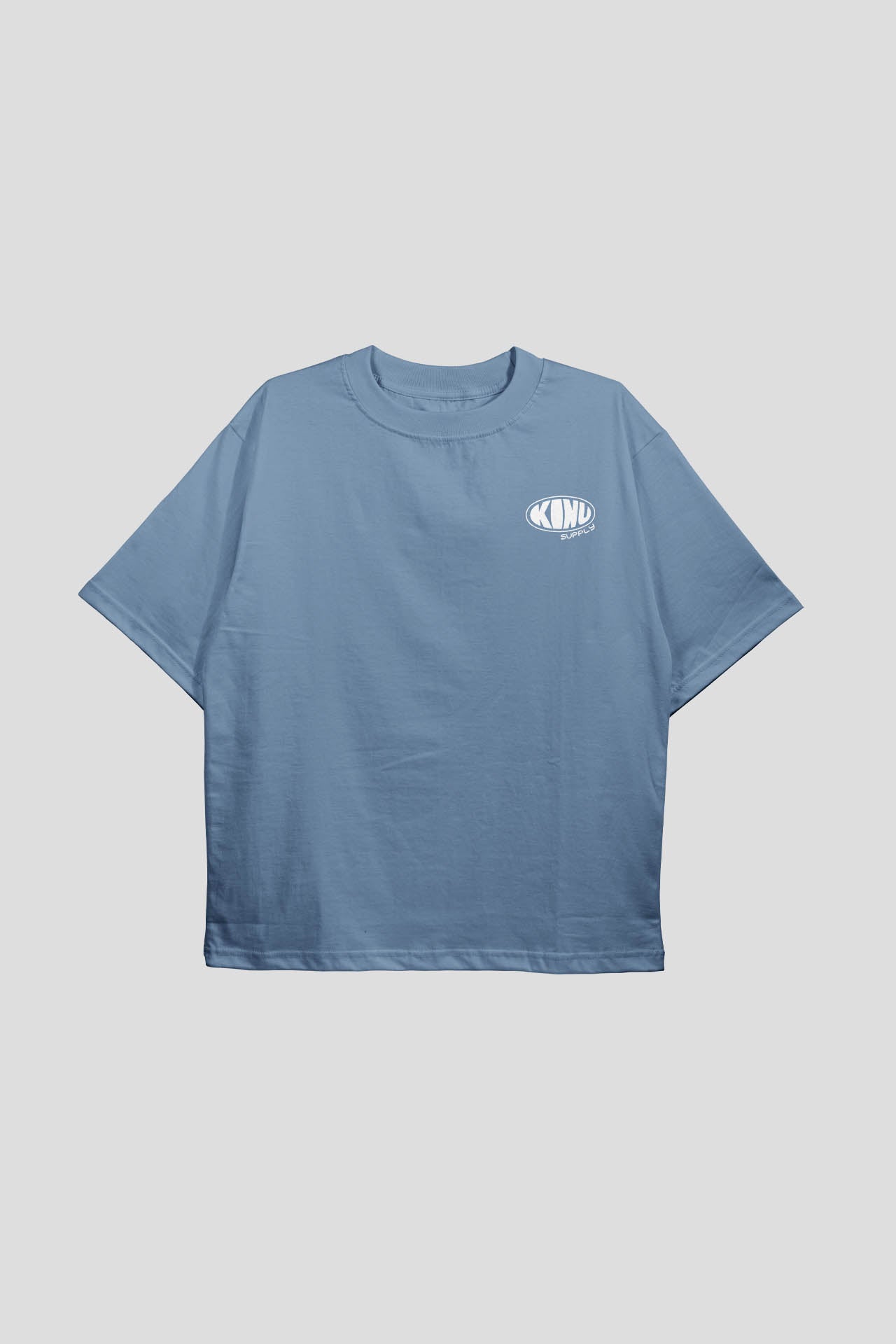 Lapdog Crew T-shirt Grey Blue