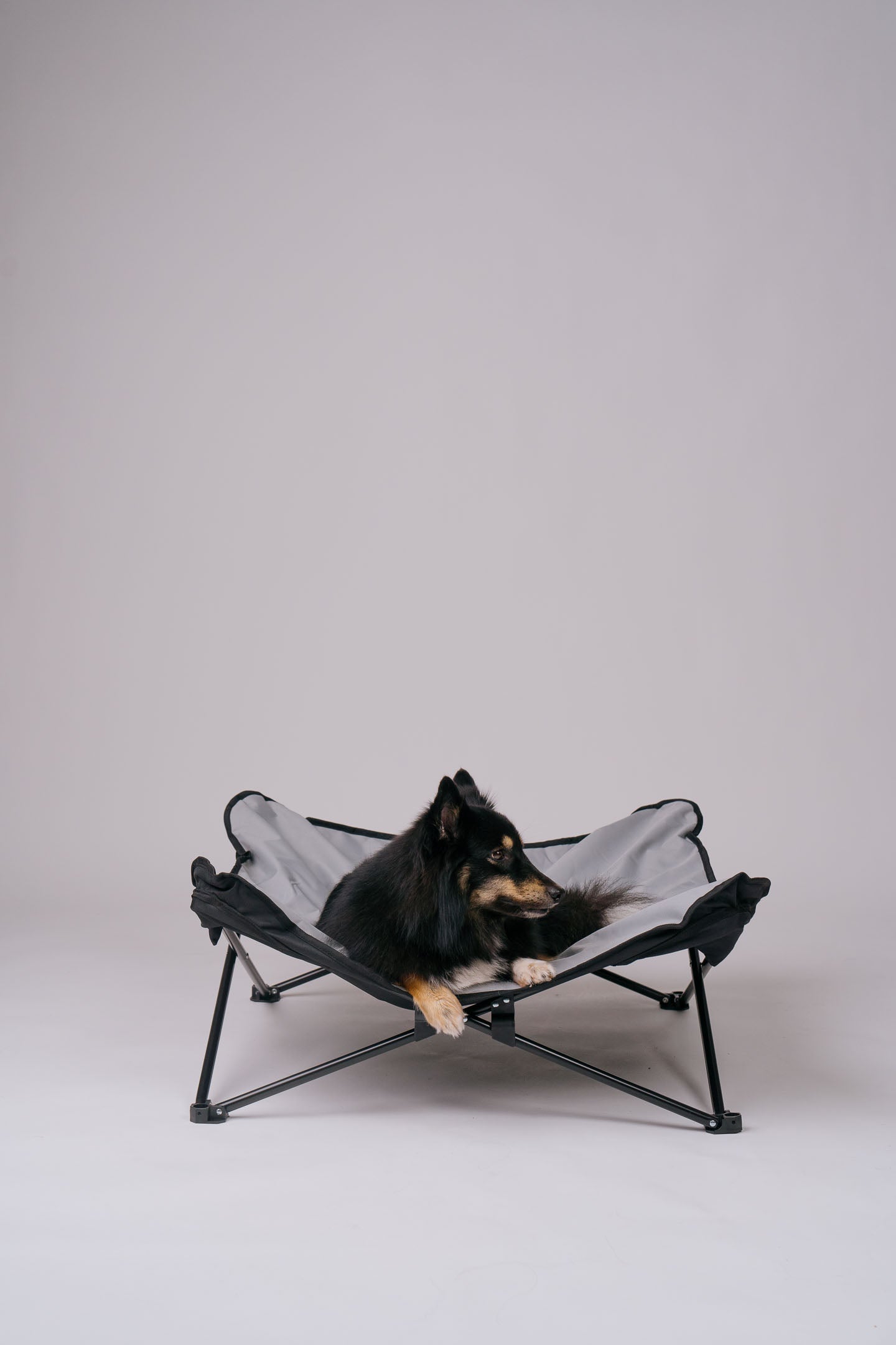 Dog Cot - Grey Polyester