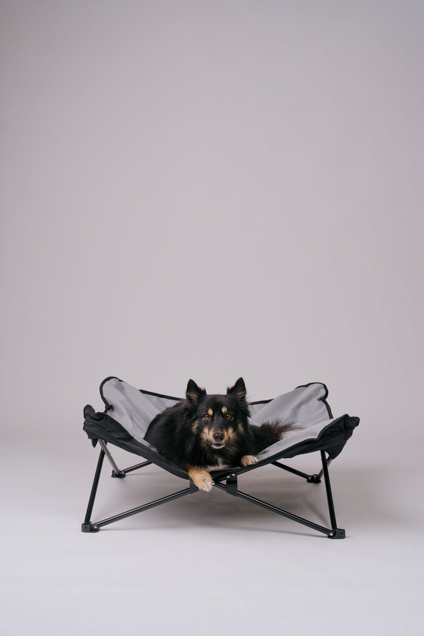 Dog Cot - Grey Polyester
