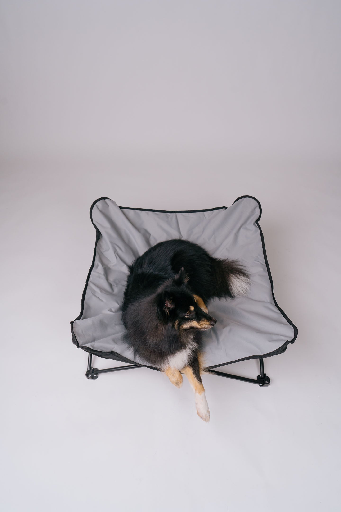 Dog Cot - Grey Polyester